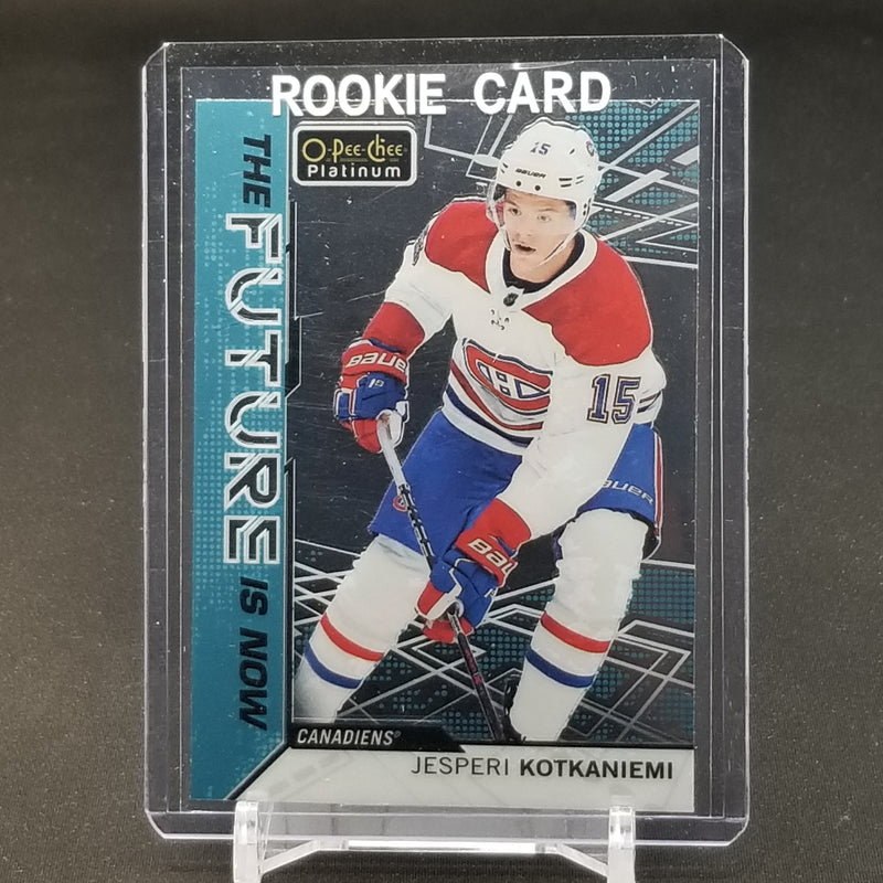 2018 UPPER DECK O-PEE-CHEE PLATINUM - THE FUTURE IS NOW - J. KOTKANIEMI -