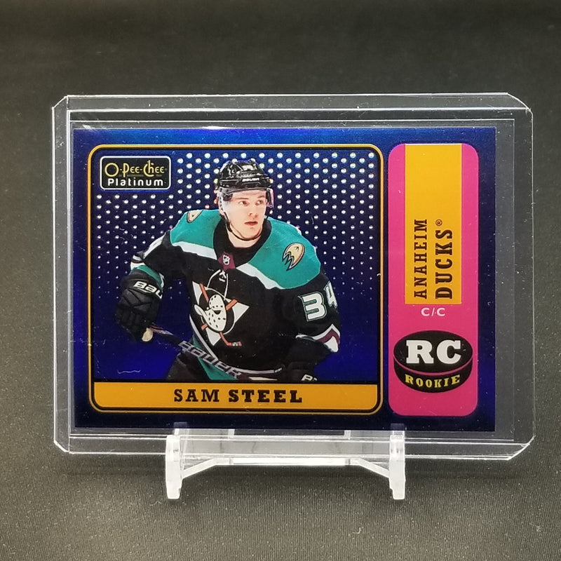 2018 UPPER DECK O-PEE-CHEE PLATINUM - BLUE RAINBOW - RETRO - S. STEEL - #R-86 - #'D/149 - RC