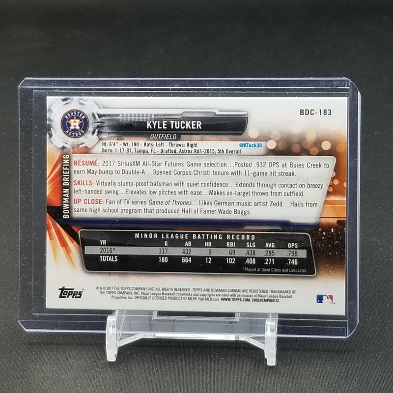 2017 TOPPS BOWMAN CHROME - K. TUCKER -
