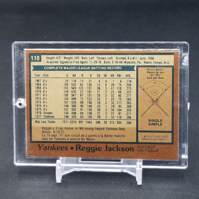 1978 O-PEE-CHEE - R. JACKSON -