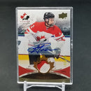 2016 UPPER DECK TEAM CANADA JUNIORS - C. HALL - #132 - #'D/199 - RELIC - AUTOGRAPH