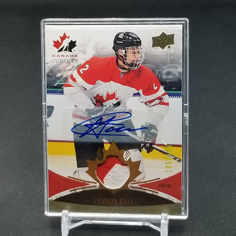 2016 UPPER DECK TEAM CANADA JUNIORS - C. HALL - #132 - #'D/199 - RELIC - AUTOGRAPH