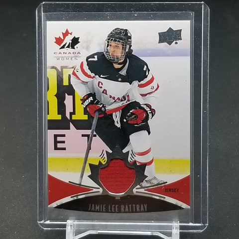2016 UPPER DECK TEAM CANADA WOMEN - RELIC - J. LEE RATTRAY - #148