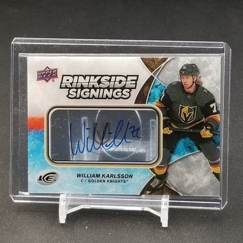 2018 UPPER DECK ICE - RINKSIDE SIGNINGS - W. KARLSSON - #RS-WK - AUTOGRAPH