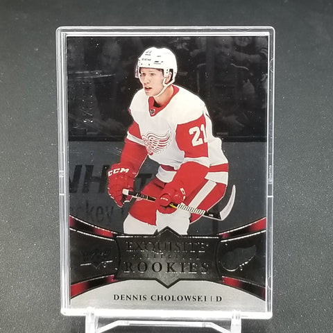 2018 UPPER DECK EXQUISITE COLLECTION - PLATINUM ROOKIES - D. CHOLOWSKI - #R2 - #'D/299 - RC
