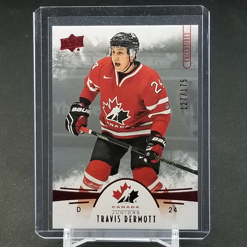 2016 UPPER DECK TEAM CANADA JUNIORS - EXCLUSIVES - T. DERMOTT - #30 - #'D/175