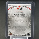 2016 UPPER DECK TEAM CANADA JUNIORS - EXCLUSIVES - M. PHILLIPS - #75 - #'D/175