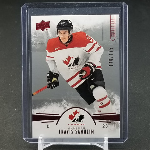 2016 UPPER DECK TEAM CANADA JUNIORS - EXCLUSIVES - T. SANHEIM - #42 - #'D/175