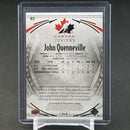 2016 UPPER DECK TEAM CANADA JUNIORS - EXCLUSIVES - J. QUENNEVILLE - #85 - #'D/175
