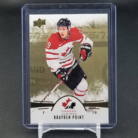 2016 UPPER DECK TEAM CANADA JUNIORS - GOLD - B. POINT - #39
