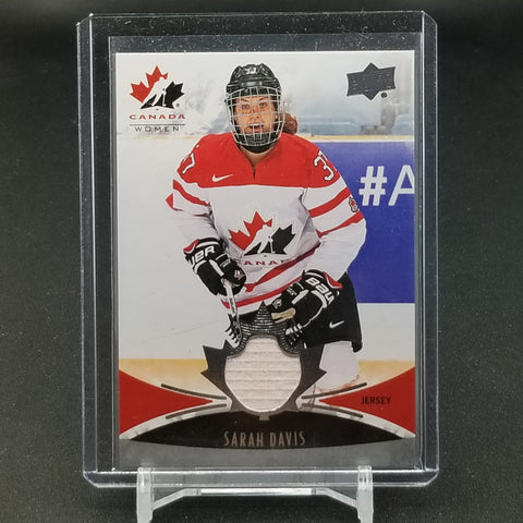 2016 UPPER DECK TEAM CANADA WOMEN - S. DAVIS - #147 - RELIC