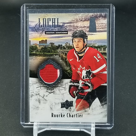 2016 UPPER DECK TEAM CANADA JUNIORS - LOCAL LEGENDS - R. CHARTIER - #LL-RC - RELIC