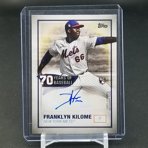 2021 TOPPS SERIES ONE - 70 YEARS OF BASEBALL - F. KILOME - #70YA-FK - AUTOGRAPH - RC