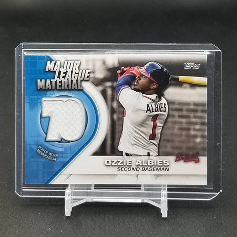 2021 TOPPS SERIES ONE - O. ALBIES - #MLM-OA - RELIC