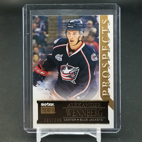 2014 FLEER SHOWCASE - SKYBOX PREMIUM - PROSPECTS - A. WENNBERG - #55 - #'D/299 - RC