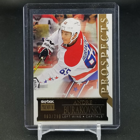 2014 FLEER SHOWCASE - SKYBOX PREMIUM - PROSPECTS - A. BURAKOVSKY - #37 - #'D/299 - RC