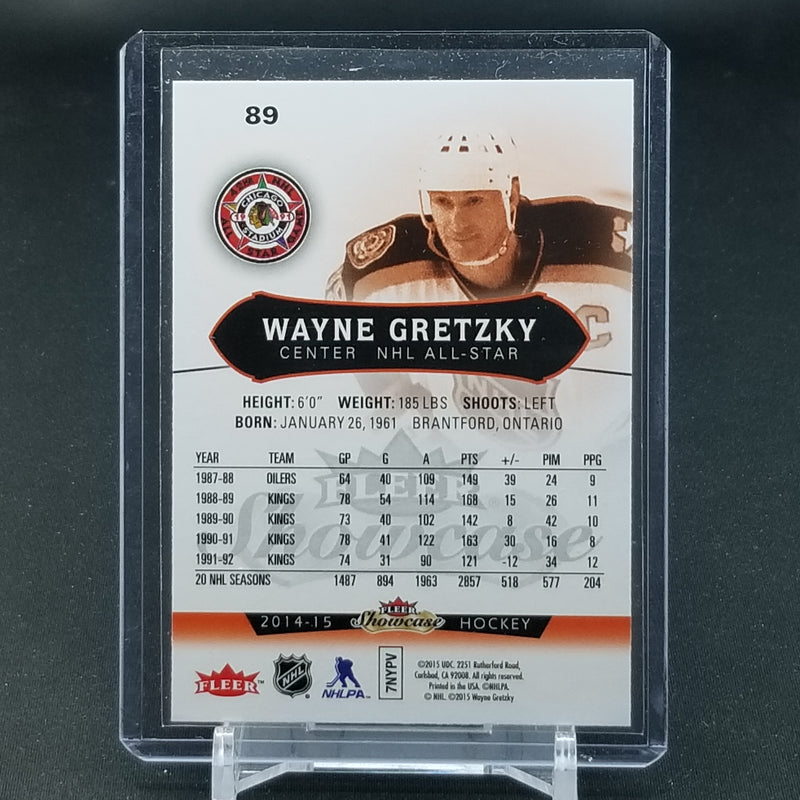 2014 FLEER SHOWCASE - W. GRETZKY -