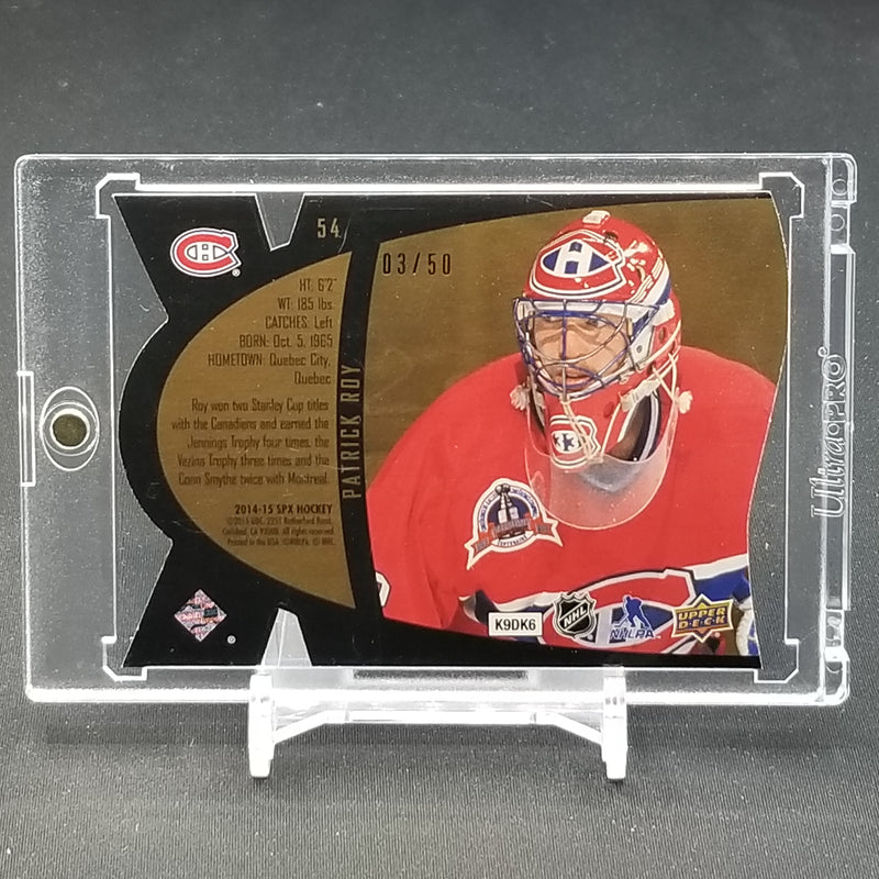 2014 UPPER DECK SPX - P. ROY - #54 - #'D/50