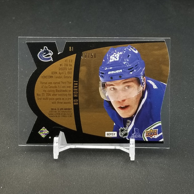 2014 UPPER DECK SPX - RETRO - GOLD - B. HORVAT - #81 - #'D/50 - RC