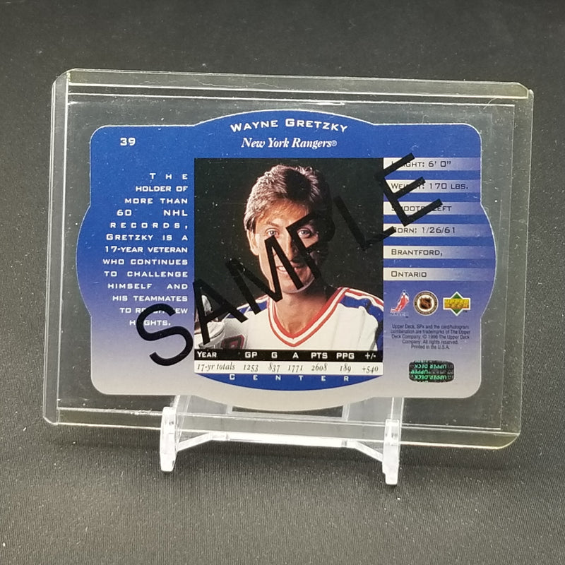 1996 UPPER DECK SPX - SAMPLE CARD - W. GRETZKY -