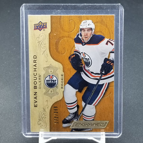 2018 UPPER DECK ENGRAINED - E. BOUCHARD - #83 - #'D/299 - RC