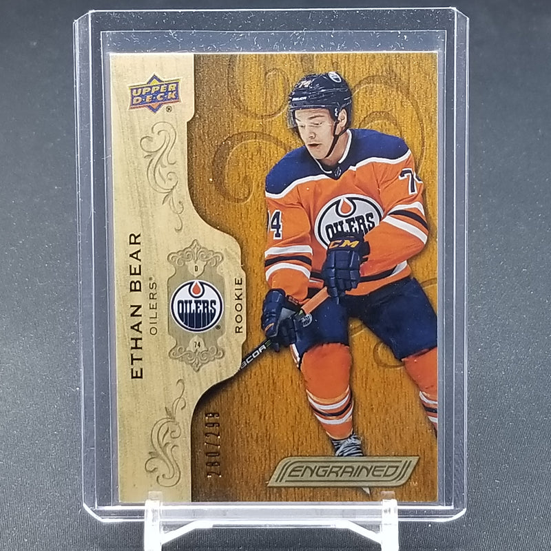 2018 UPPER DECK ENGRAINED - E. BEAR - #63 - #'D/299 - RC