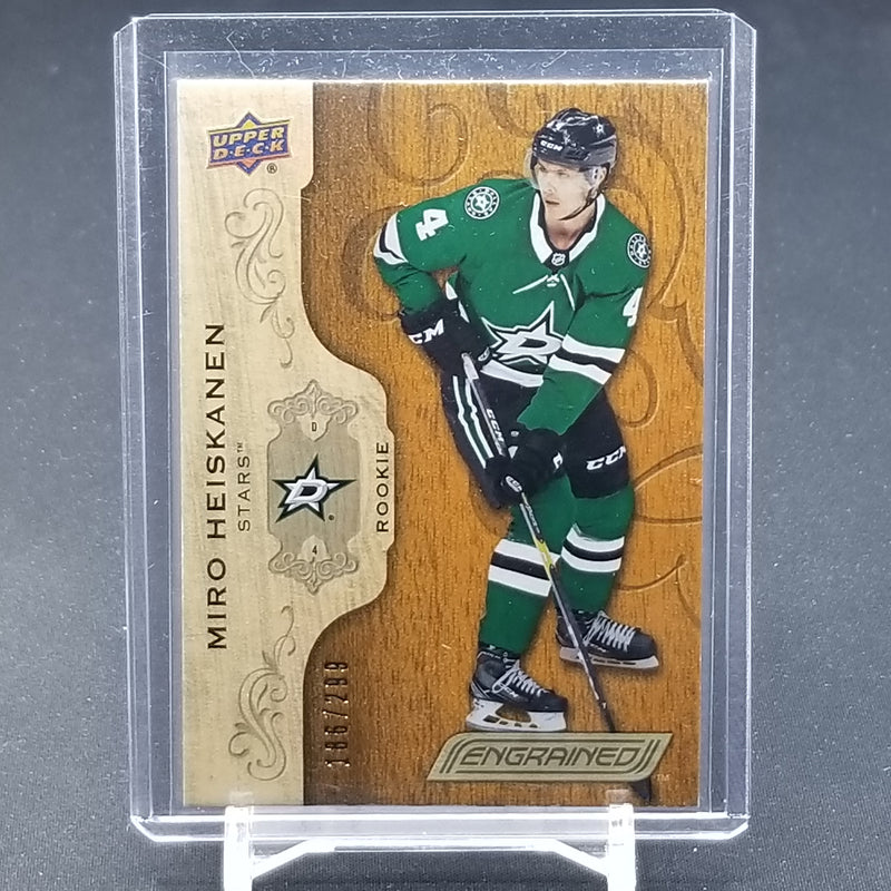 2018 UPPER DECK ENGRAINED - M. HEISKANEN - #85 - #'D/299 - RC