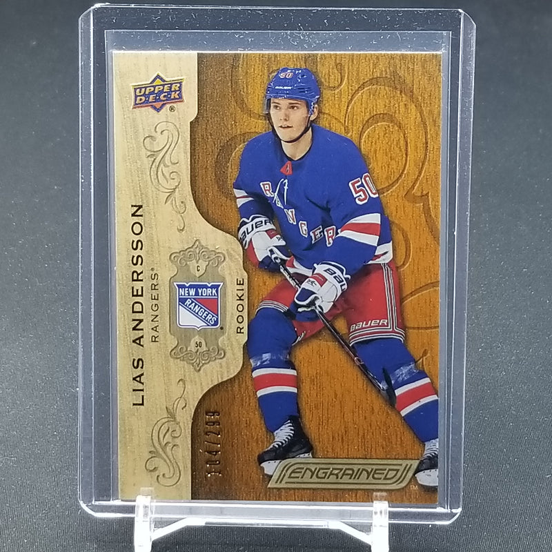 2018 UPPER DECK ENGRAINED - L. ANDERSSON - #93 - #'D/299 - RC