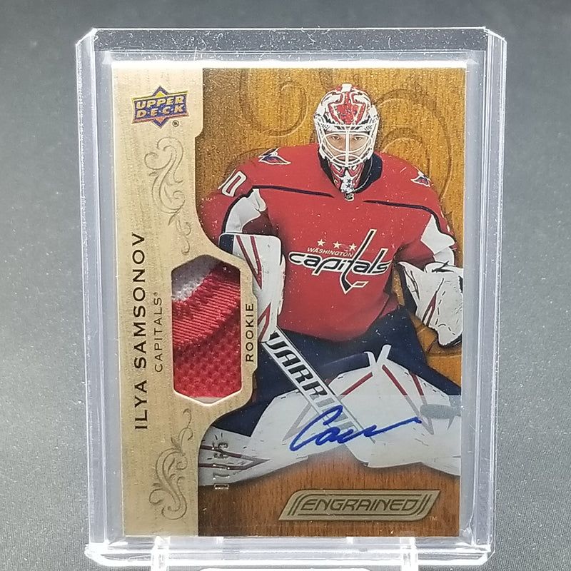 2018 UPPER DECK ENGRAINED - I. SAMSONOV - #98 - #'D/65 - RELIC - AUTOGRAPH - RC