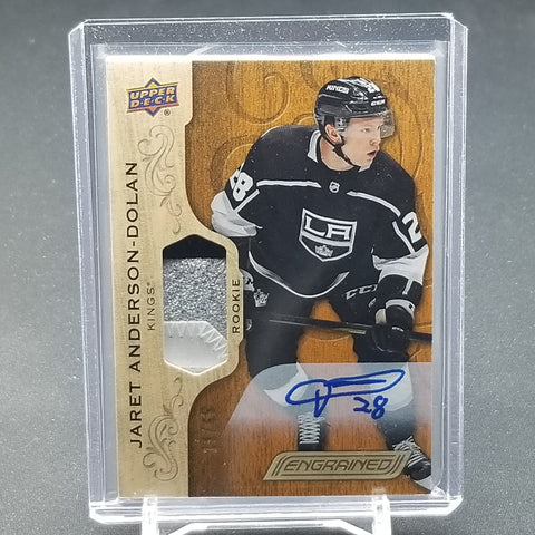 2018 UPPER DECK ENGRAINED - J. ANDERSON-DOLAN - #88 - #'D/65 - RELIC - AUTOGRAPH - RC