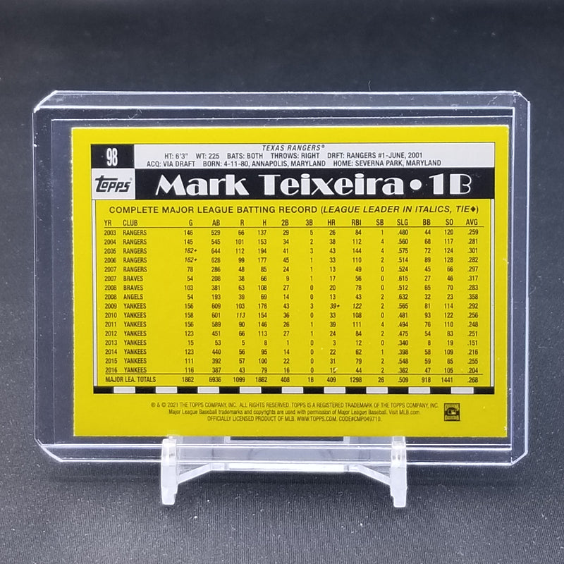 2021 TOPPS ALL-STAR ROOKIE CUP - M. TEIXEIRA -