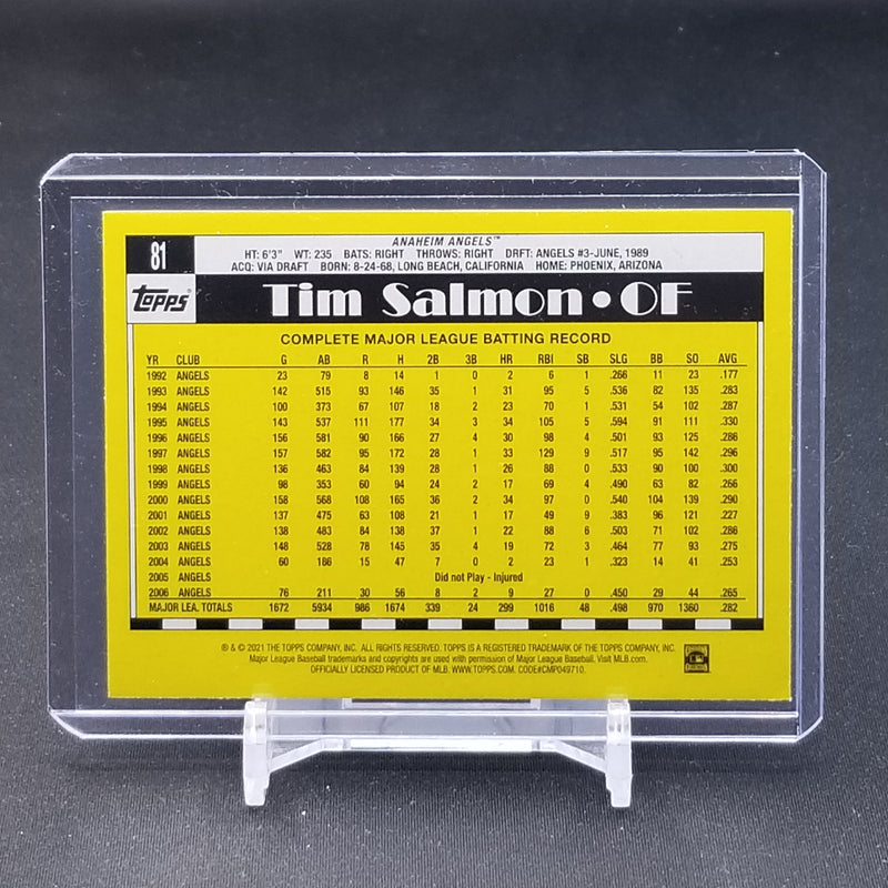 2021 TOPPS ALL-STAR ROOKIE CUP - T. SALMON -