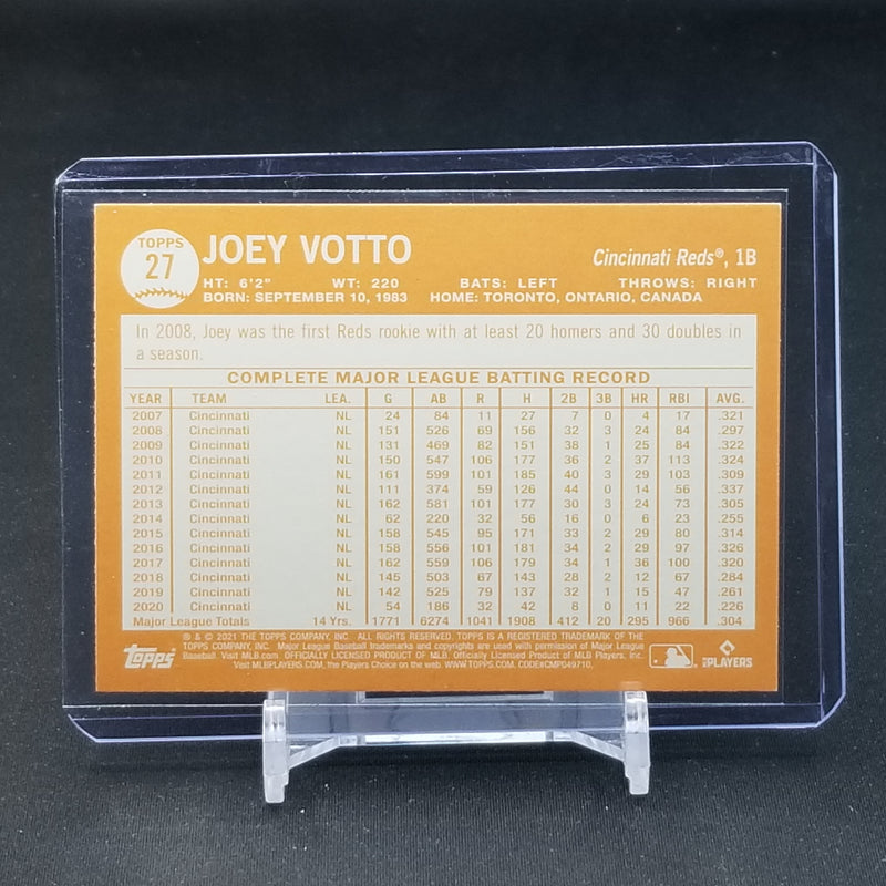 2021 TOPPS ALL-STAR ROOKIE CUP - J. VOTTO -