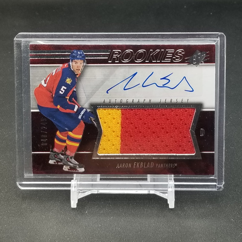 2014 UPPER DECK SPX - ROOKIES - A. EKBLAD - #174 - #'D/249 - RELIC - AUTOGRAPH - RC
