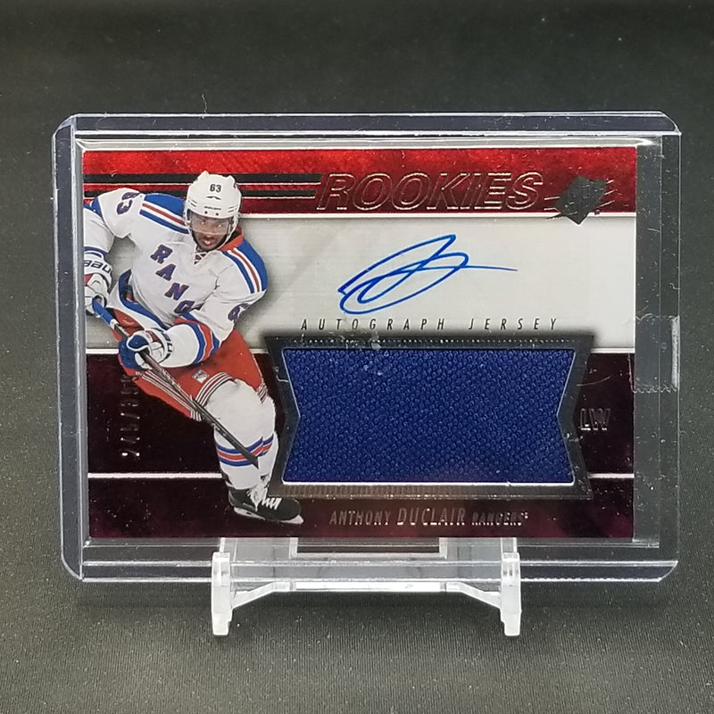 2014 UPPER DECK SPX - ROOKIES - A. DUCLAIR - #144 - #'D/399 - RELIC - AUTOGRAPH - RC