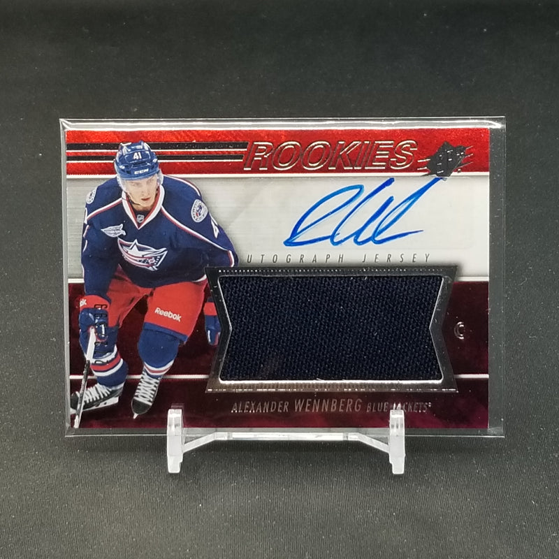 2014 UPPER DECK SPX - ROOKIES - A. WENNBERG - #149 - #'D/399 - RELIC - AUTOGRAPH - RC
