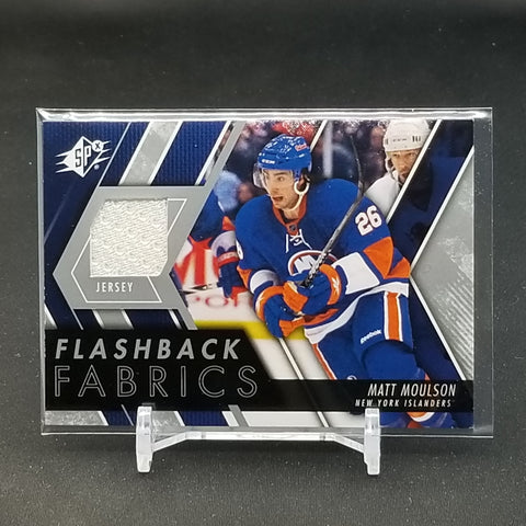 2014 UPPER DECK SPX - FLASHBACK FABRICS - M. MOULSON - #215 - RELIC