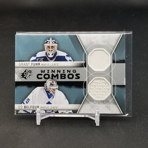 2014 UPPER DECK SPX - WINNING COMBOS - G. FUHR / E. BELFOUR - #WC-BF - DUAL RELIC