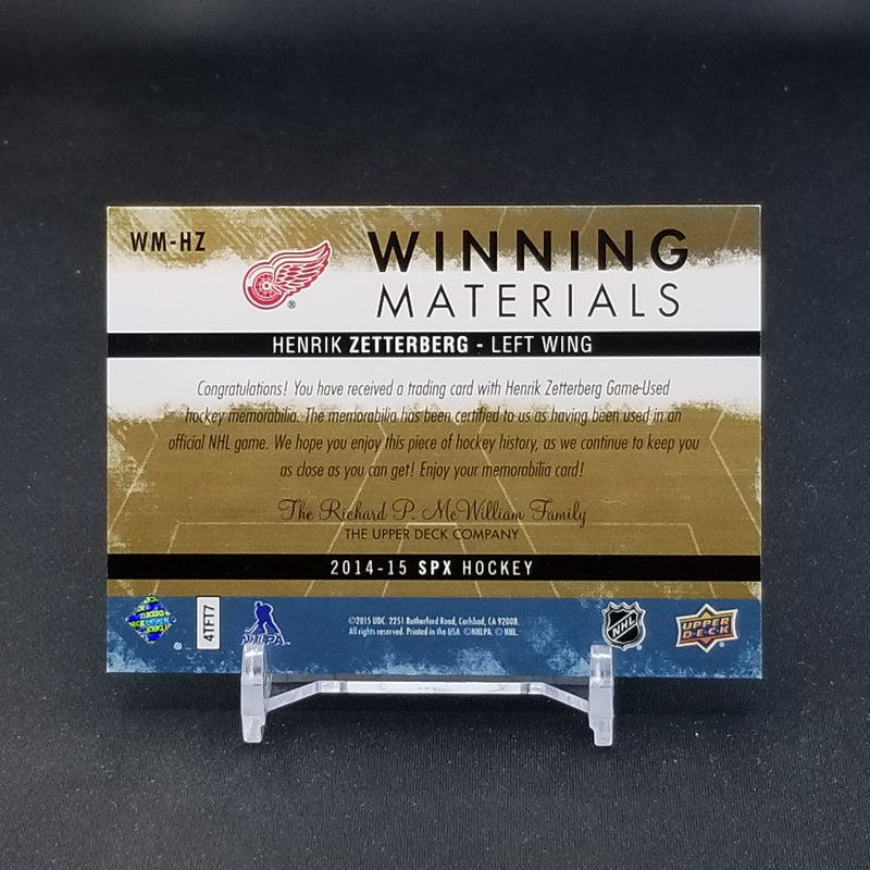 2014 UPPER DECK SPX - WINNING MATERIALS GOLD - C. GIROUX - #WM-CG - #'D/10 - DUAL RELIC