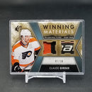 2014 UPPER DECK SPX - GOLD - WINNING MATERIALS - C. GIROUX - #WM-CG - #'D/10 - DUAL RELIC