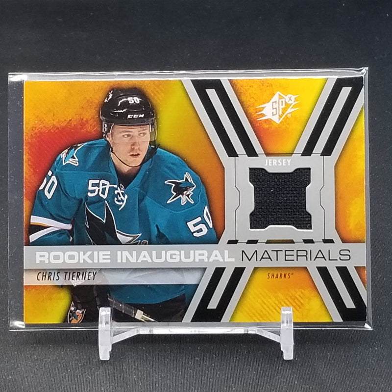 2014 UPPER DECK SPX - ROOKIE INAUGURAL MATERIALS - C. TIERNEY -