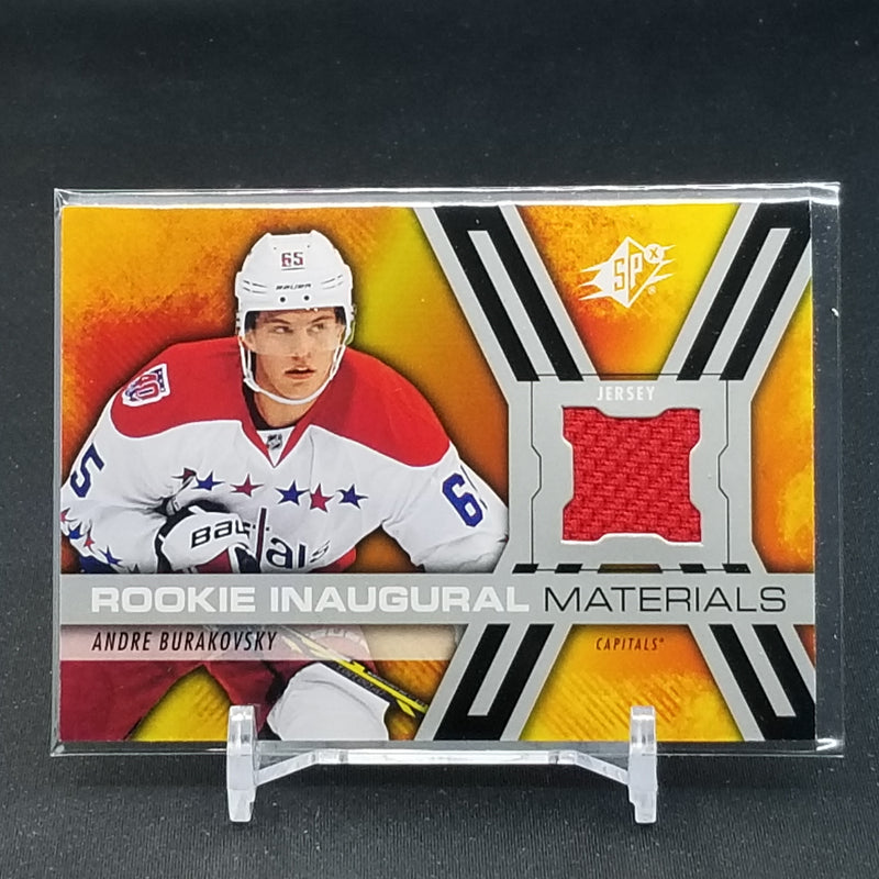 2014 UPPER DECK SPX - ROOKIE INAUGURAL MATERIALS - A. BURAKOVSKY -