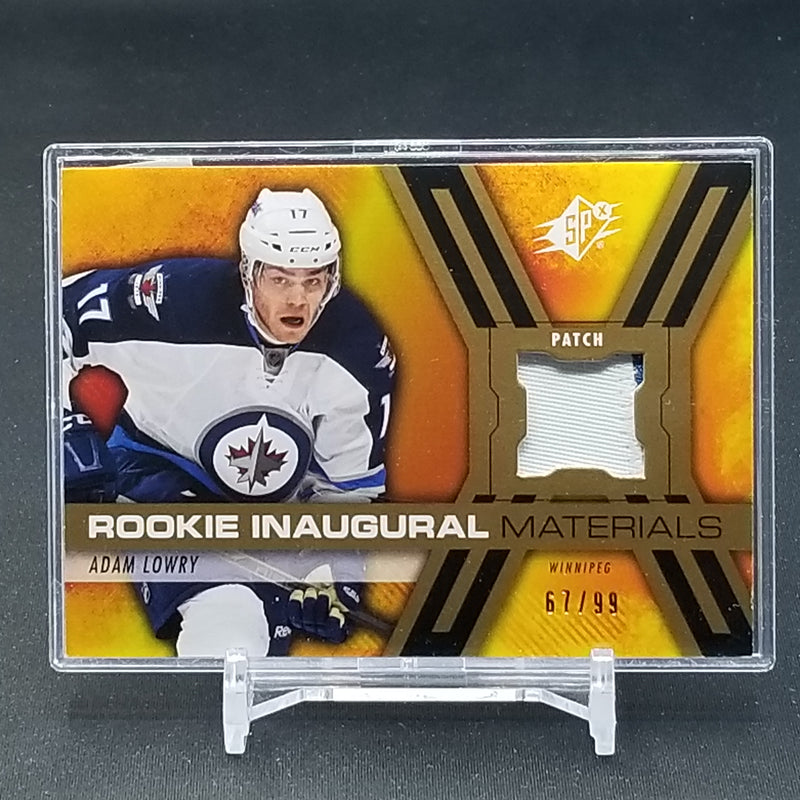 2014 UPPER DECK SPX - ROOKIE INAUGURAL MATERIALS - A. LOWRY - #RPM-AL - #'D/99 - RELIC - RC