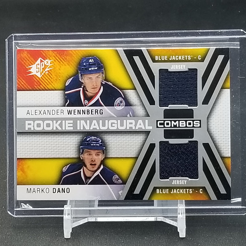 2014 UPPER DECK SPX - ROOKIE INAUGURAL COMBOS - A. WENNBERG / M. DANO -