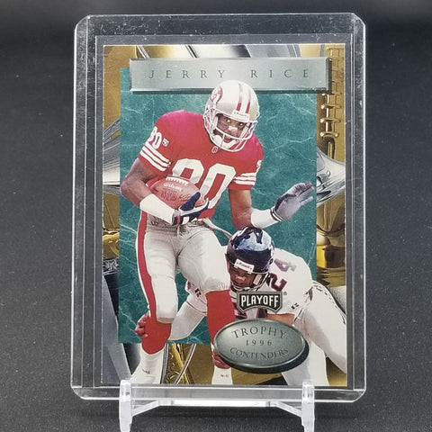 1996 PLAYOFF - TROPHY CONTENDERS - J. RICE - #80