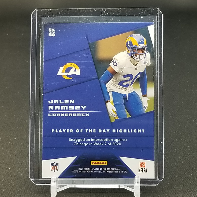 2021 PANINI PLAYER OF THE DAY - FOIL - J. RAMSEY -