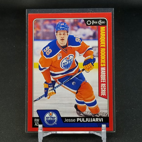 2016 UPPER DECK O-PEE-CHEE - RED - MARQUEE ROOKIES - J. PULJUJARVI - #704 - RC