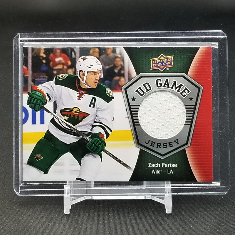 2016 UPPER DECK SERIES ONE - UD GAME JERSEY - Z. PARISE -