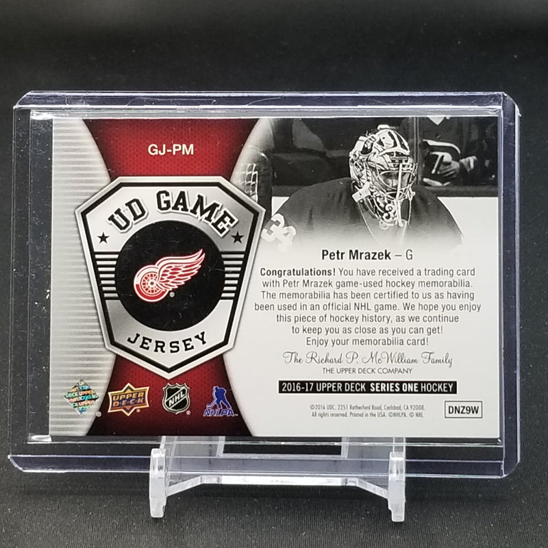 2016 UPPER DECK SERIES ONE - UD GAME JERSEY - P. MRAZEK