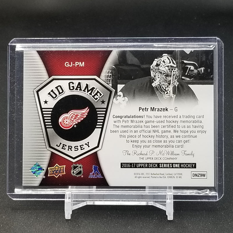 2016 UPPER DECK SERIES ONE - UD GAME JERSEY - P. MRAZEK